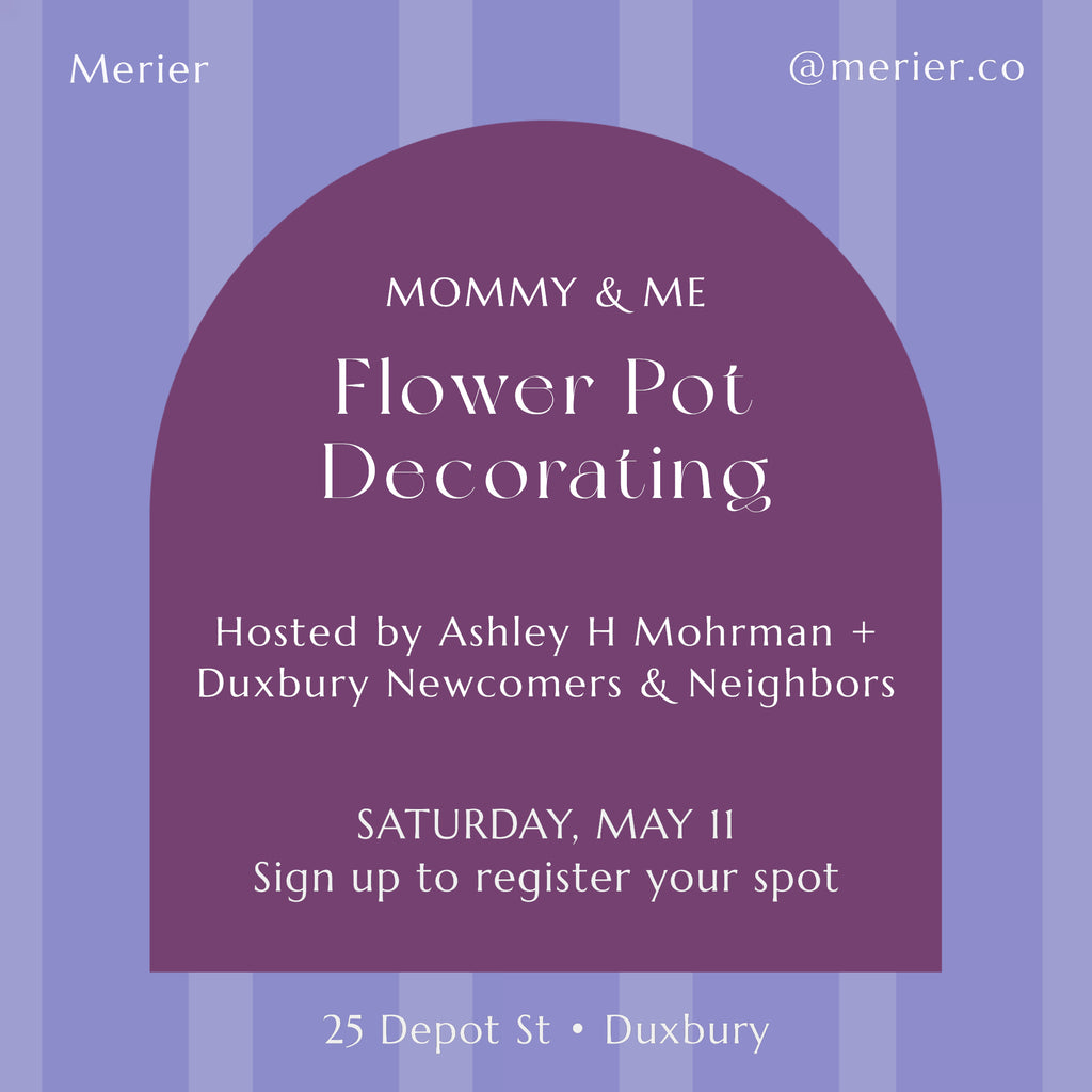 Mommy & Me Flower Pot Decorating Workshop