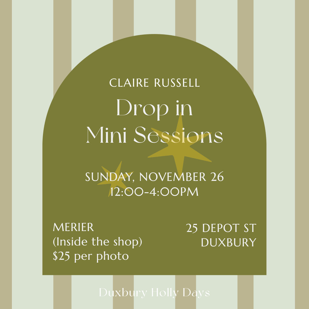 Drop In Mini Sessions with Claire Russell